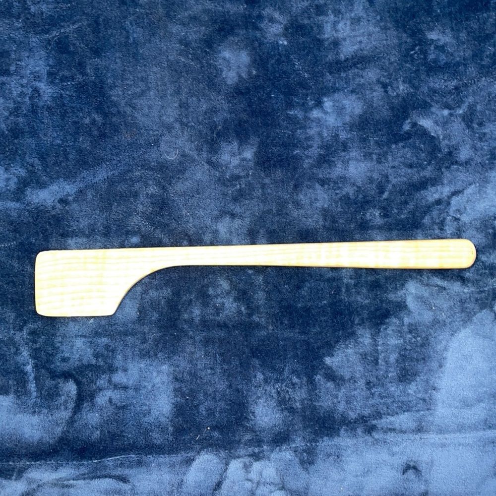 Hand made wooden spatula